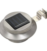 Solar-Außenleuchten 12 Stk. LED Rund 12 cm Weiß