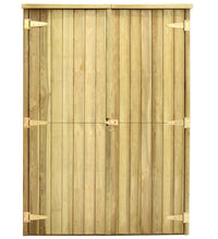 Garten-Geräteschuppen 123x50x171 cm Kiefernholz Imprägniert