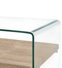 Couchtisch Transparent 50×50×45 cm Hartglas