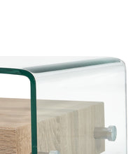 Couchtisch Transparent 98×45×31 cm Hartglas