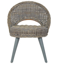 Sessel Kubu-Rattan Grau