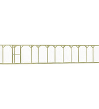 Hühnerkäfig 1,5x9x1,5 m Imprägniertes Kiefernholz