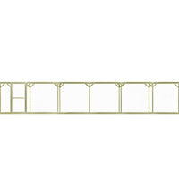 Hühnerkäfig 1,5x9x1,5 m Imprägniertes Kiefernholz