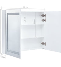 LED-Spiegelschrank 80x12,2x68 cm