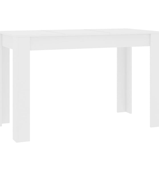 Esstisch Weiß 120x60x76 cm Holzwerkstoff
