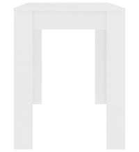Esstisch Weiß 120x60x76 cm Holzwerkstoff