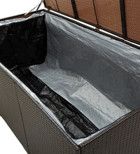 Gartenbox Poly Rattan 180x90x70 cm Braun