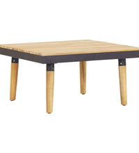 7-tlg. Garten-Lounge-Set mit Kissen Massivholz Akazie Braun