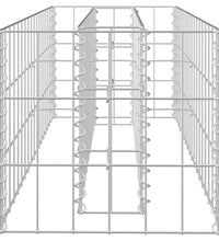 vidaXL Gabionen-Hochbeet Verzinkter Stahl 90×30×30 cm