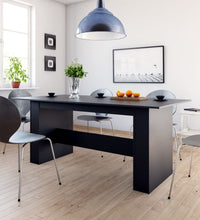 Esstisch Schwarz 180x90x76 cm Holzwerkstoff