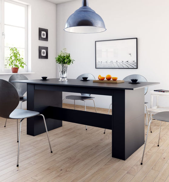 Esstisch Schwarz 180x90x76 cm Holzwerkstoff
