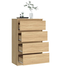 Sideboard Sonoma-Eiche 60x35x98,5 cm Holzwerkstoff