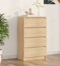 Sideboard Sonoma-Eiche 60x35x98,5 cm Holzwerkstoff