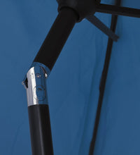 Sonnenschirm mit Metall-Mast 300x200 cm Azurblau