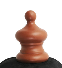 Sonnenschirm mit Holzmast 350 cm Schwarz