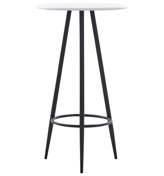 Bartisch Weiß 60×107,5 cm MDF