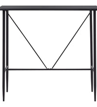 Bartisch Schwarz 120 x 60 x 110 cm MDF