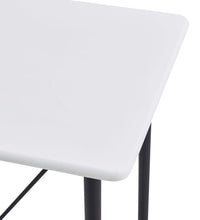 Bartisch Weiß 120 x 60 x 110 cm MDF