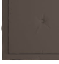 Gartenstuhl-Kissen 4 Stk. Taupe 40x40x3 cm Oxford-Gewebe