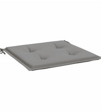 Gartenstuhl-Kissen 2 Stk. Grau 50x50x3 cm Oxford-Gewebe