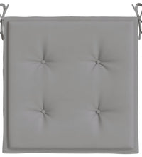 Gartenstuhl-Kissen 2 Stk. Grau 50x50x3 cm Oxford-Gewebe