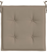 Gartenstuhl-Kissen 2 Stk. Taupe 50x50x3 cm Oxford-Gewebe