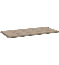 Gartenbank-Auflage Taupe 120x50x3 cm Oxford-Gewebe