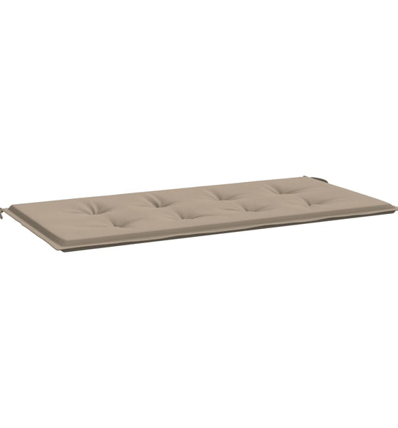 Gartenbank-Auflage Taupe 120x50x3 cm Oxford-Gewebe