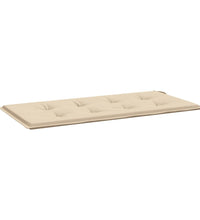 Gartenbank-Auflage Beige 100x50x3 cm Oxford-Gewebe