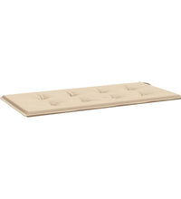 Gartenbank-Auflage Beige 120x50x3 cm Oxford-Gewebe