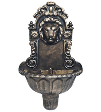 Wandbrunnen Löwenkopf Design Bronze
