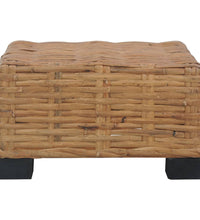 Couchtisch 47x47x28 cm Rattan Natur