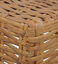 Couchtisch 47x47x28 cm Rattan Natur