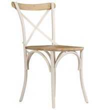 Esszimmerstühle 4 Stk. Weiß Mango-Massivholz