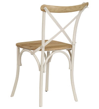 Esszimmerstühle 4 Stk. Weiß Mango-Massivholz