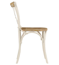 Esszimmerstühle 4 Stk. Weiß Mango-Massivholz