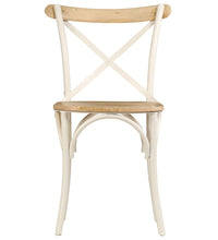 Esszimmerstühle 6 Stk. Weiß Mango-Massivholz