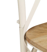 Esszimmerstühle 6 Stk. Weiß Mango-Massivholz