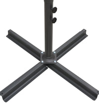 Doppel-Sonnenschirm mit Stahl-Mast 250x250 cm Taupe