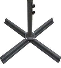 Doppel-Sonnenschirm mit Stahl-Mast 250x250 cm Terrakotta