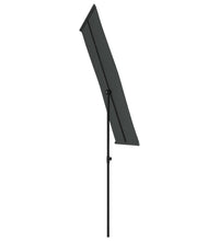 Sonnenschirm mit Aluminium-Mast 180x110 cm Anthrazit