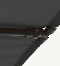 Sonnenschirm mit Aluminium-Mast 180x110 cm Anthrazit