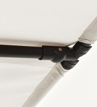 Sonnenschirm mit Aluminium-Mast 2x1,5 m Sandweiß