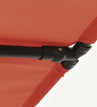 Sonnenschirm mit Aluminium-Mast 2x1,5 m Terrakotta