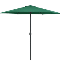 Sonnenschirm mit Aluminium-Mast 270x246 cm Grün