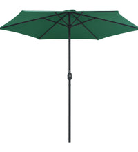 Sonnenschirm mit Aluminium-Mast 270x246 cm Grün
