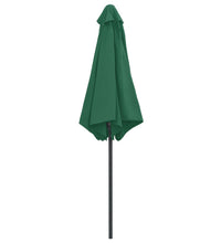 Sonnenschirm mit Aluminium-Mast 270x246 cm Grün
