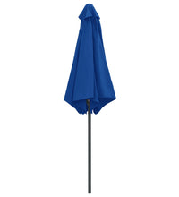 Sonnenschirm mit Aluminium-Mast 270x246 cm Azurblau