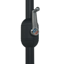 Sonnenschirm mit Aluminium-Mast 270x246 cm Azurblau