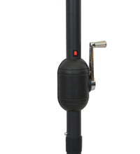 Sonnenschirm mit LED-Beleuchtung und Alu-Mast 300 cm Taupe